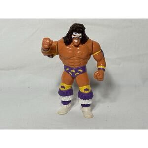 Hasbro WWF Ultimate Warrior Series 3 Purple Shorts Action Figure 1991 WWE WCW